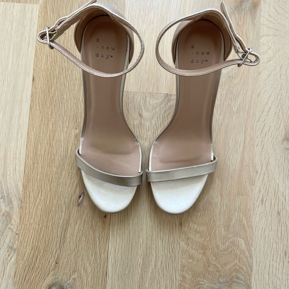 a new day Shoes - BRAND New A New Day Strappy Heels. Gold color. size 9